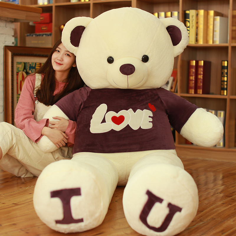 Giant Pink LOVE Teddy Bear Plush — photo 3