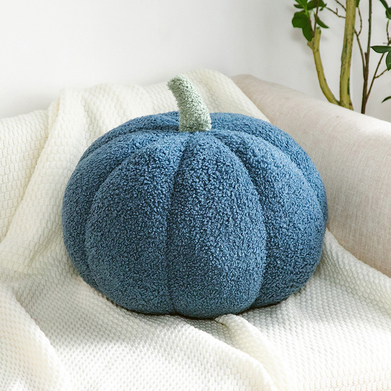 Fuzzy Pumpkin Plush Pillow Cushion โ photo 5