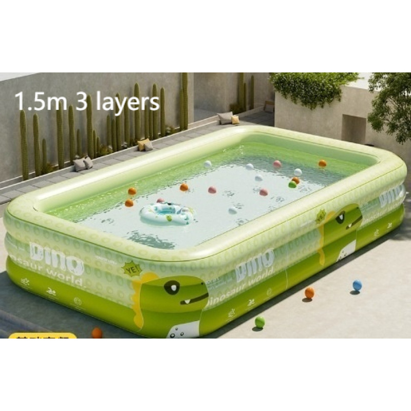 Dino World 3-Layer Family Paddling Pool