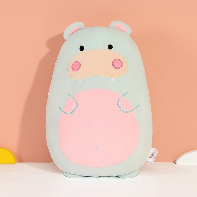 Chubby Mint Hippo Cushion Plush โ photo 2