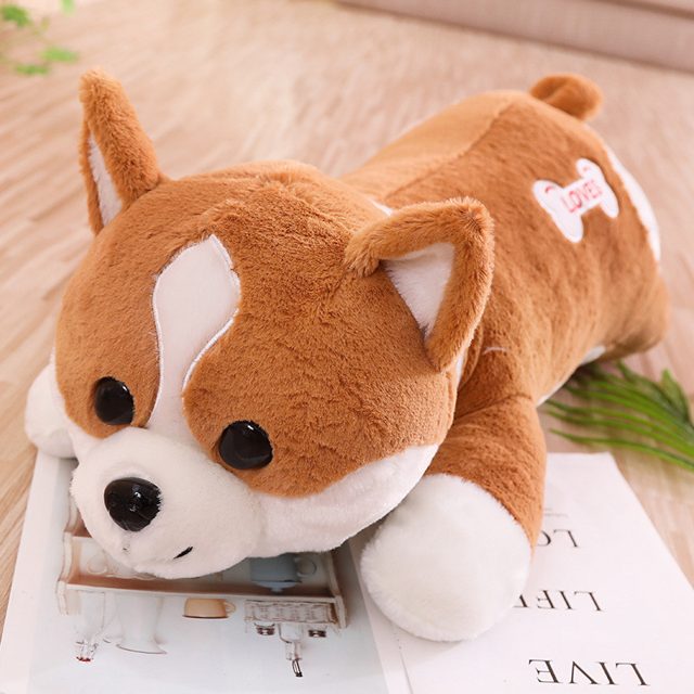 Sleepy Pink Husky Puppy Plush โ photo 6