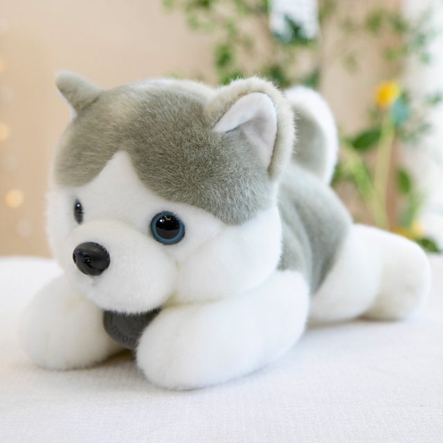 Sleepy Husky Puppy Plush โ photo 2