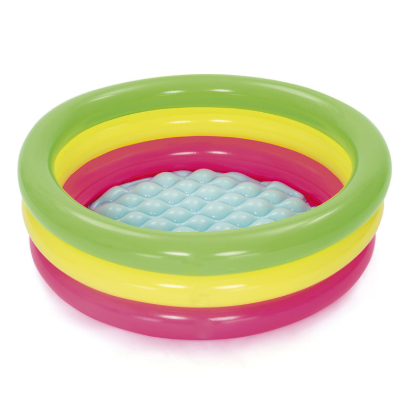 Rainbow Ring Inflatable Baby Pool