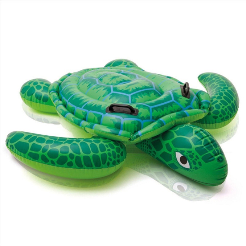 Ride-On Inflatable Sea Turtle Pool Float