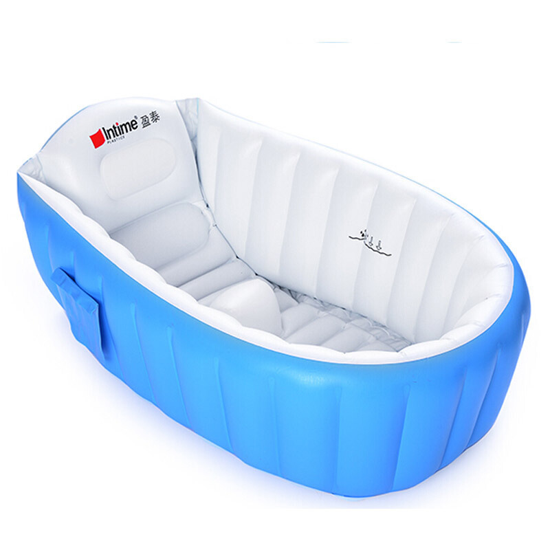 Inflatable Baby Bath Tub, Pink โ photo 2