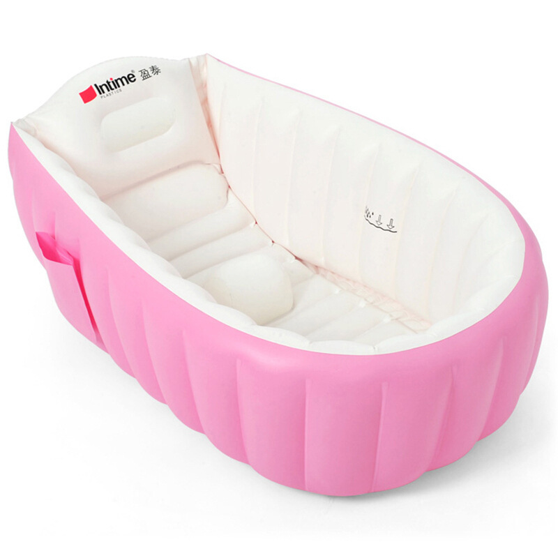 Inflatable Baby Bath Tub, Pink