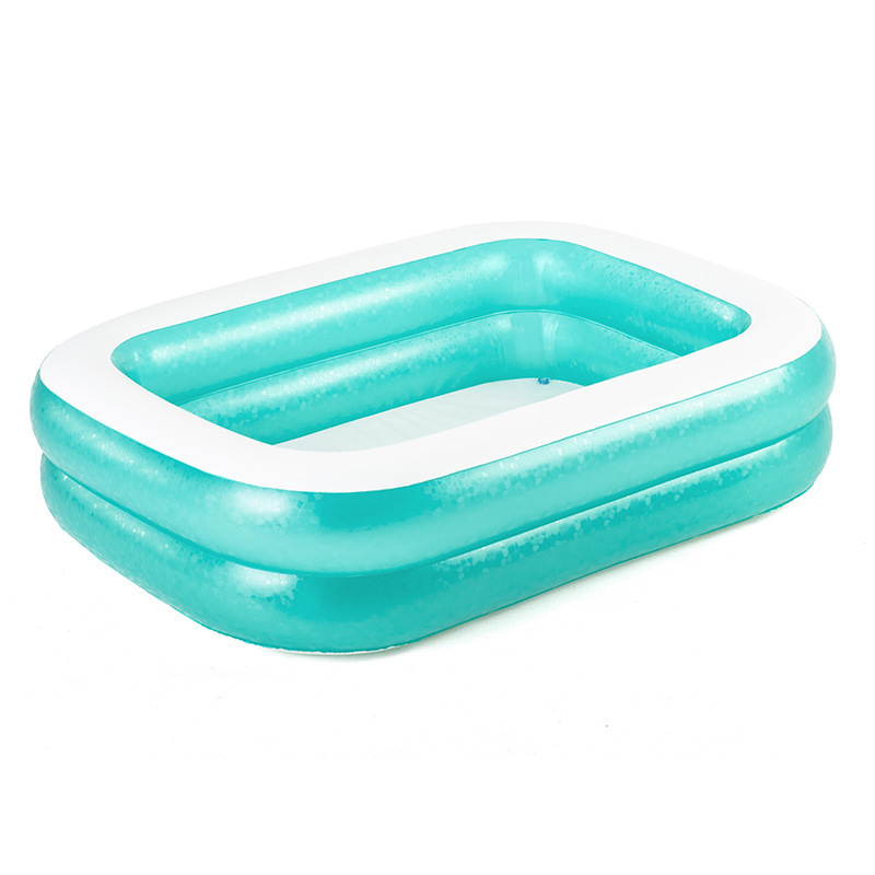 Rectangular Inflatable Family Pool, Teal