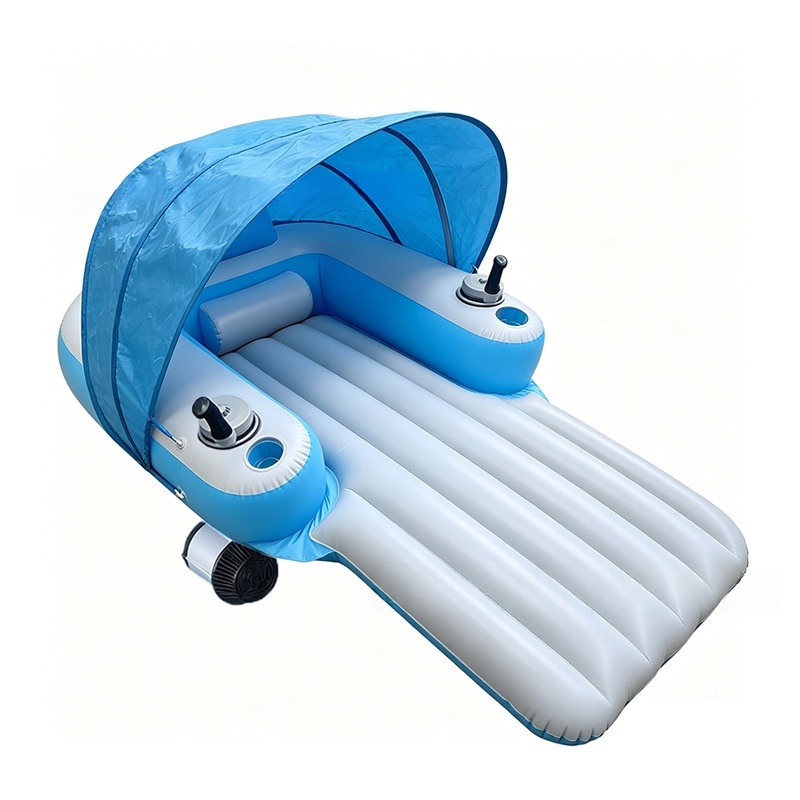 Inflatable Motorized Pontoon Float with Twin Propellers โ photo 3