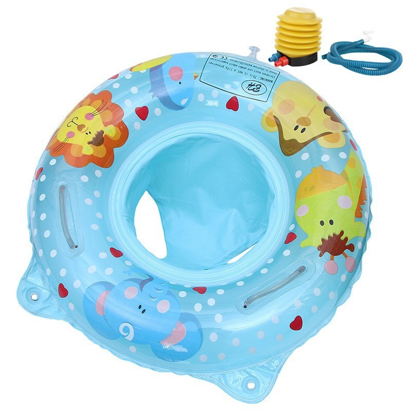Pink Animal-Print Baby Swim Seat Ring โ photo 2