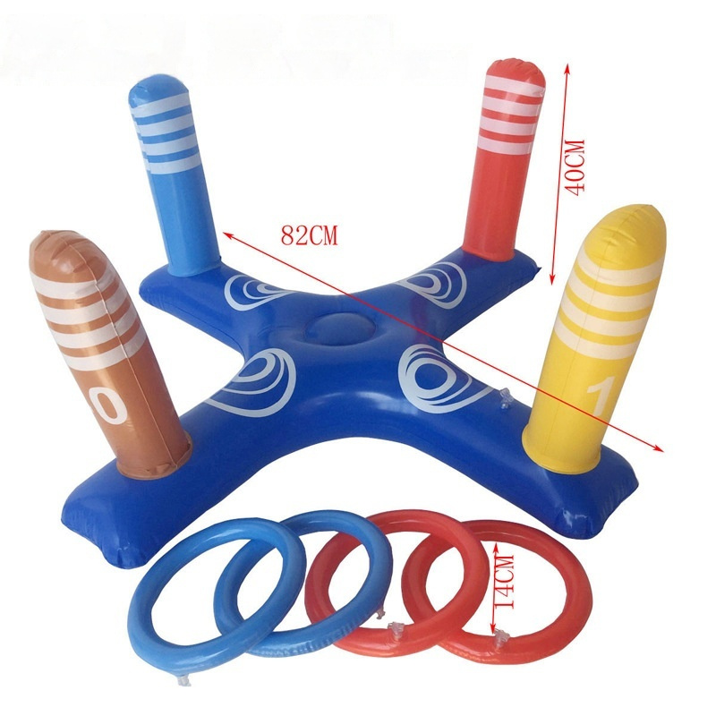 Inflatable Ring Toss Game Set