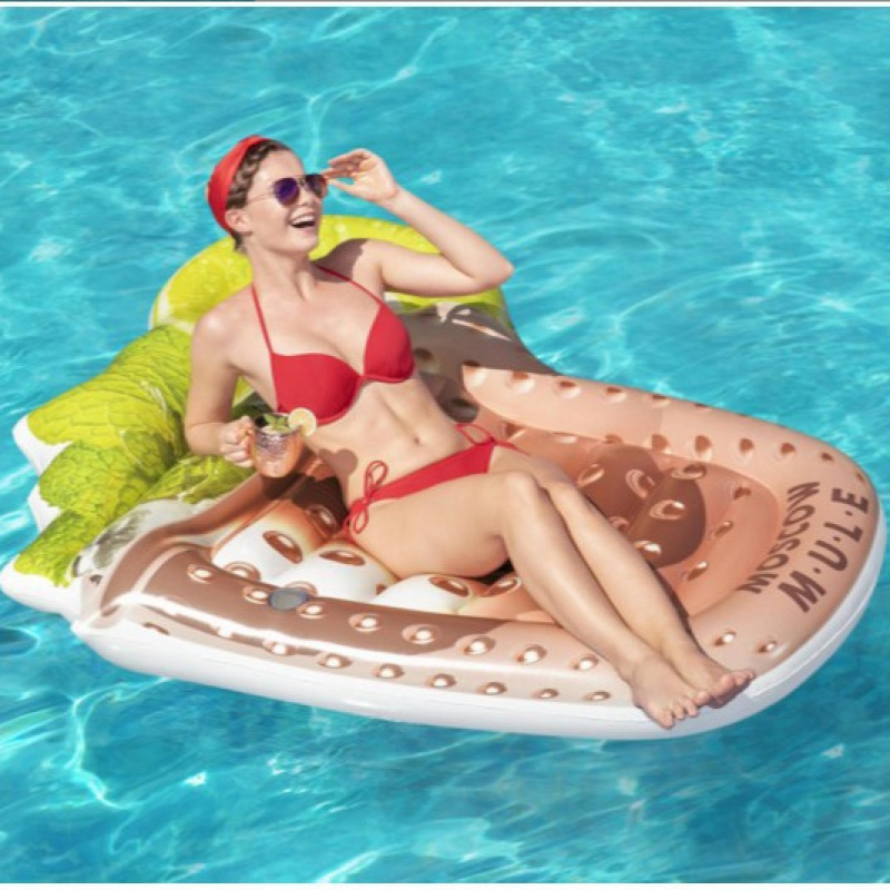 Bubble-Cell Inflatable Pool Lounge Mat โ photo 5