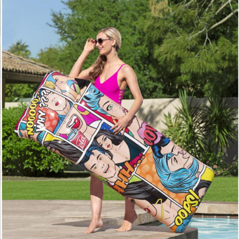 Bubble-Cell Inflatable Pool Lounge Mat โ photo 6