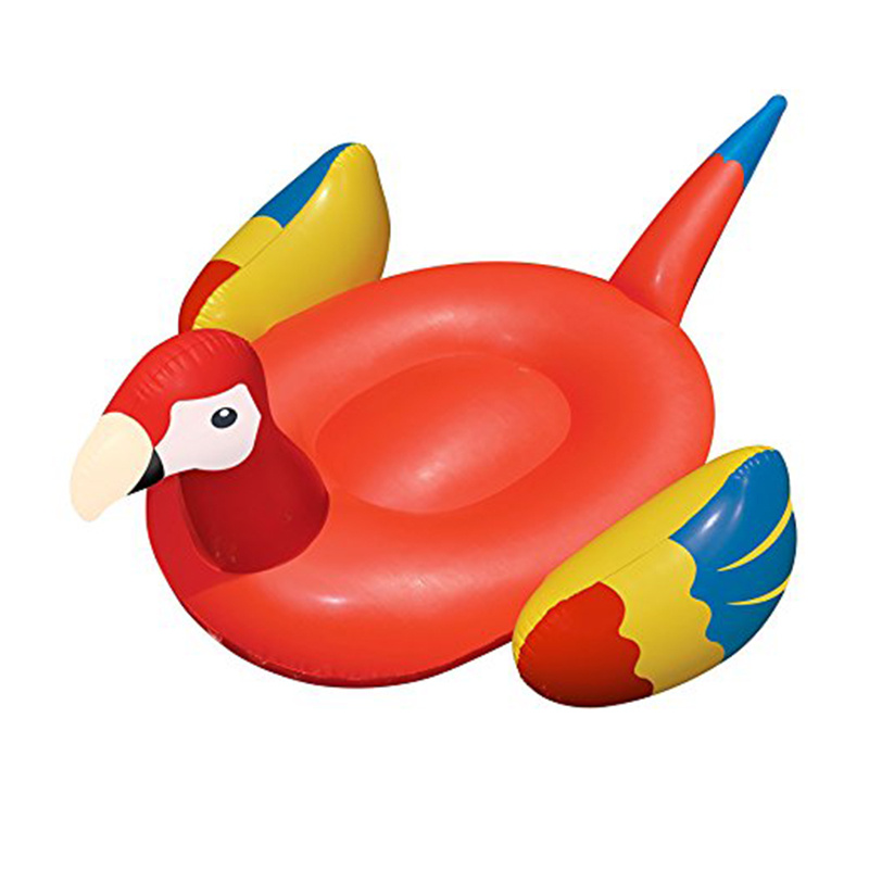 Giant Ride-On Inflatable Parrot Pool Float