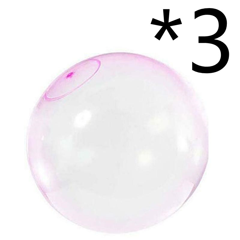 Giant Stretchy Bubble Ball (3-Pack, Pink)