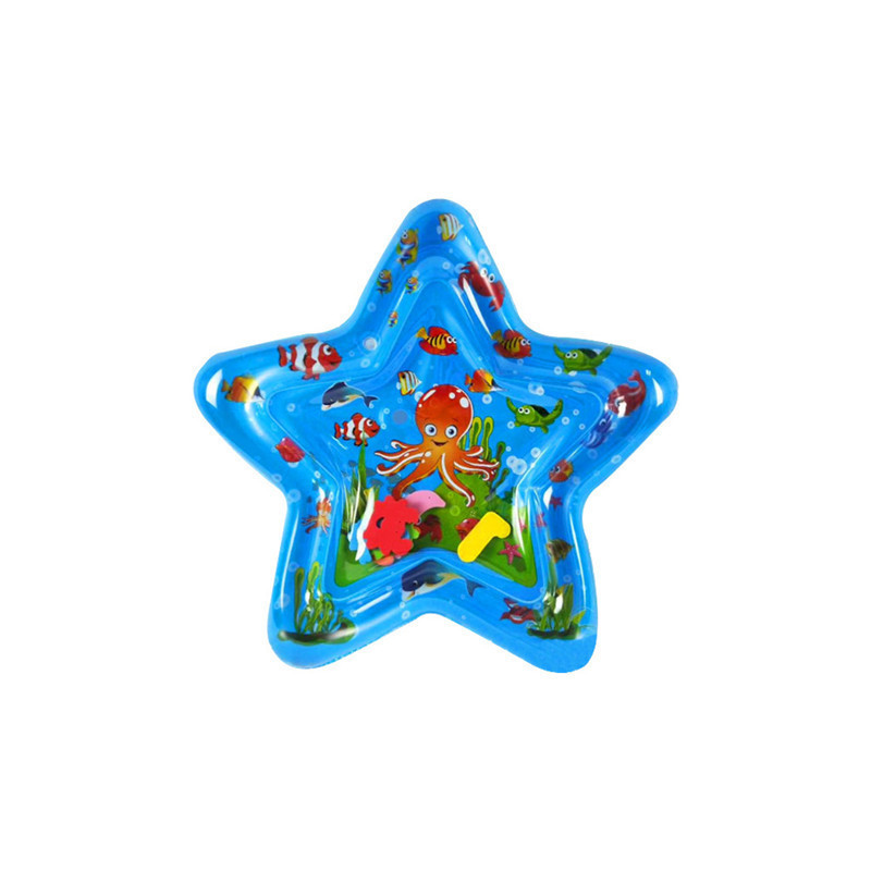 Baby Tummy Time Water Play Mat, Star Shape