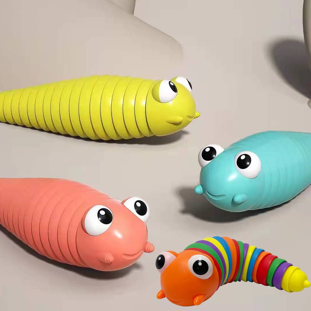 Wiggly Segmented Slug Fidget Toy