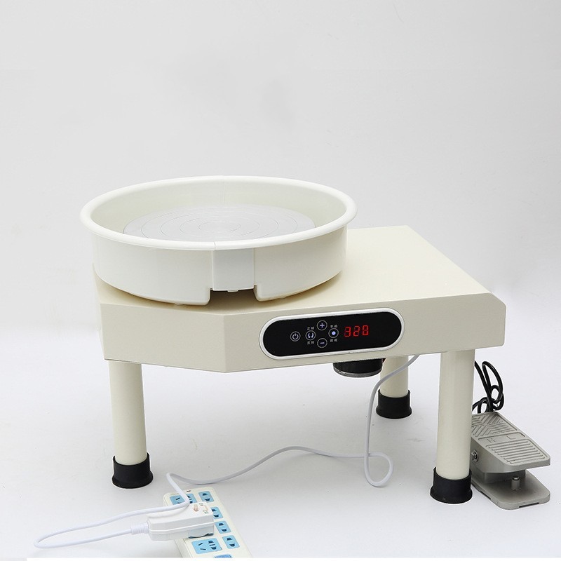 Electric Pottery Wheel Machine with Foot Pedal