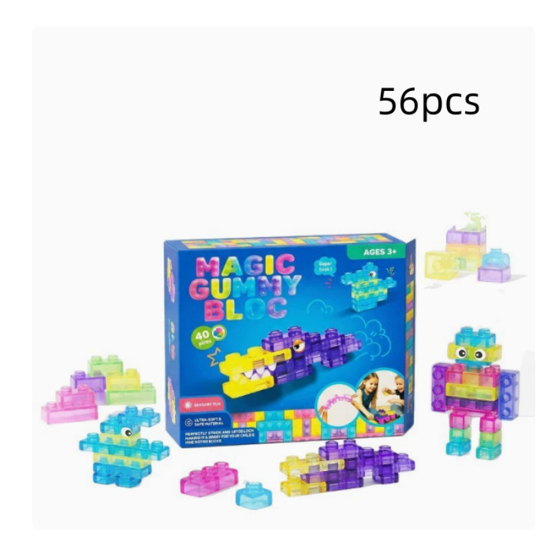 Magic Gummy Building Blocks, 40-Piece Set โ photo 3