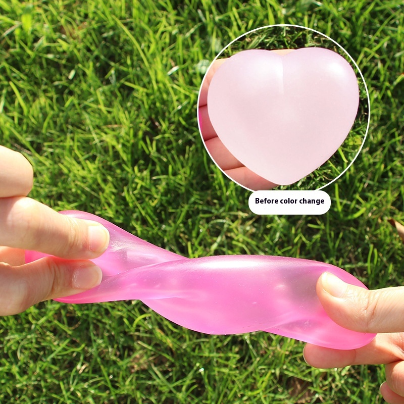 Squishy Jelly Heart Stretch Ball โ photo 5