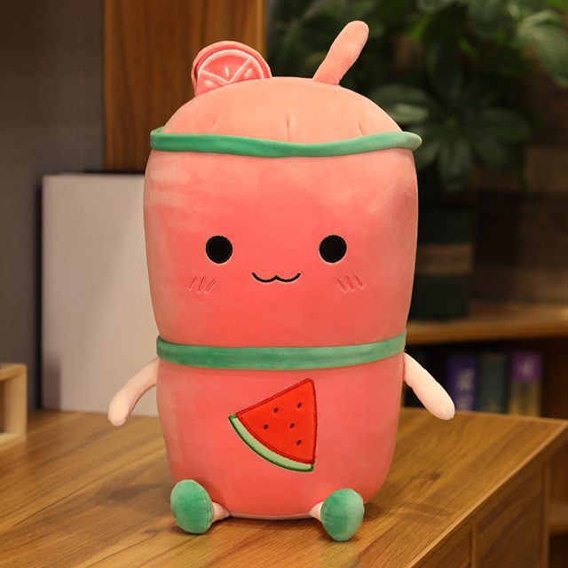 Watermelon Boba Bubble Tea Cup Plush โ photo 3