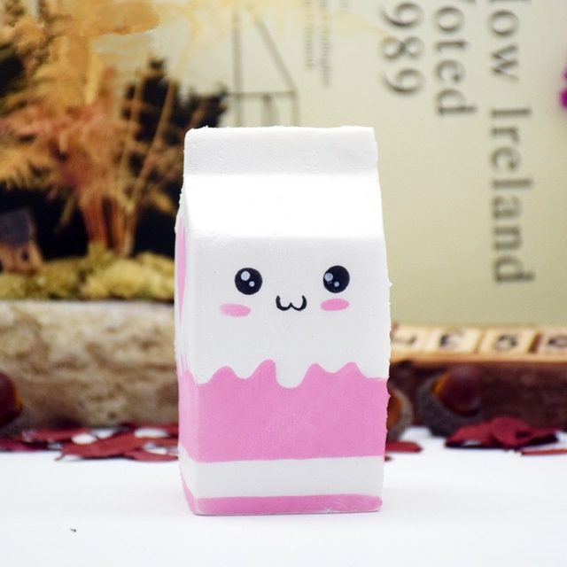 Jumbo Strawberry Milk Carton Squishy โ photo 2