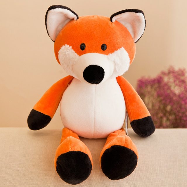 Sitting Fox Plush, 25cm
