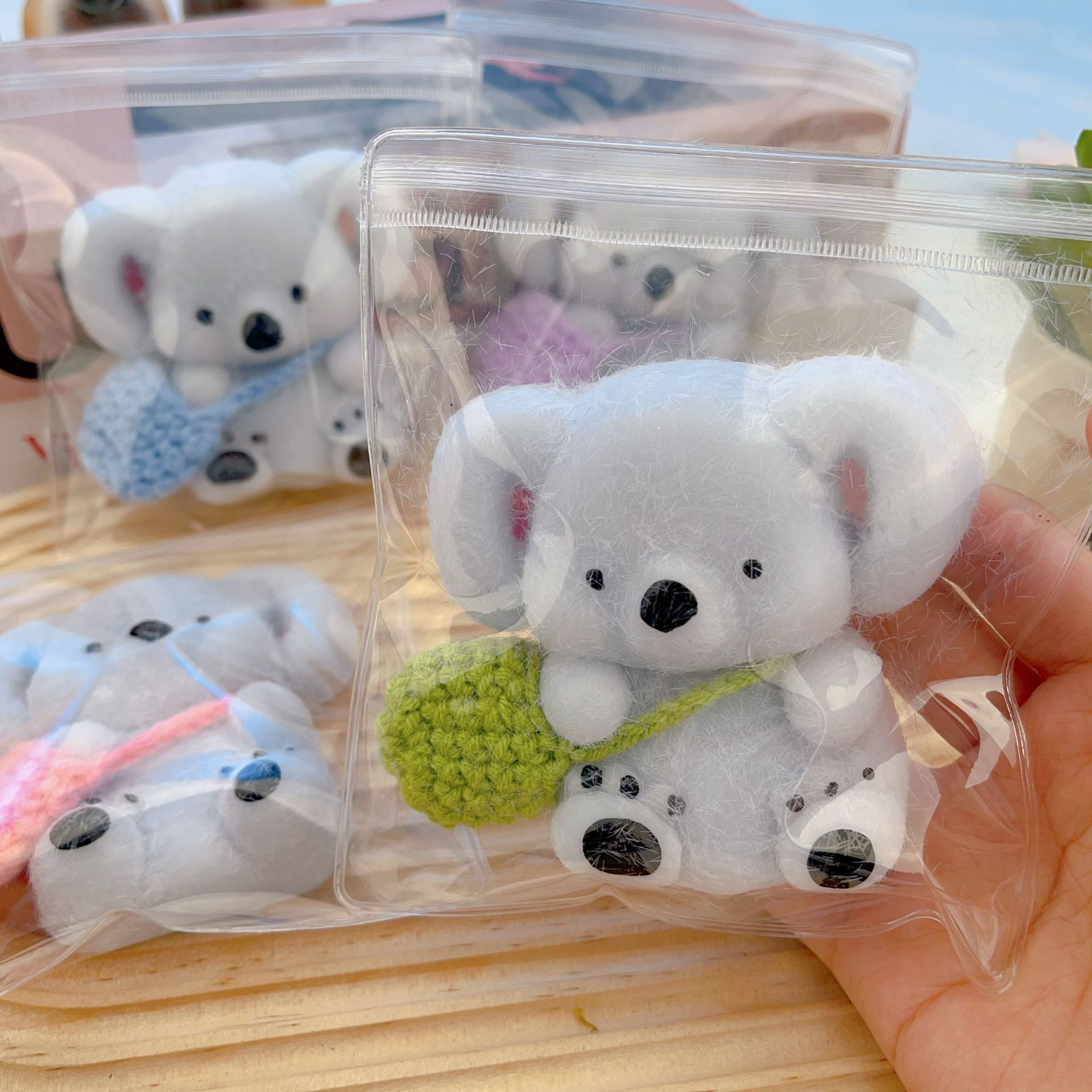 Fuzzy Koala Bag Charm Keychain โ photo 3