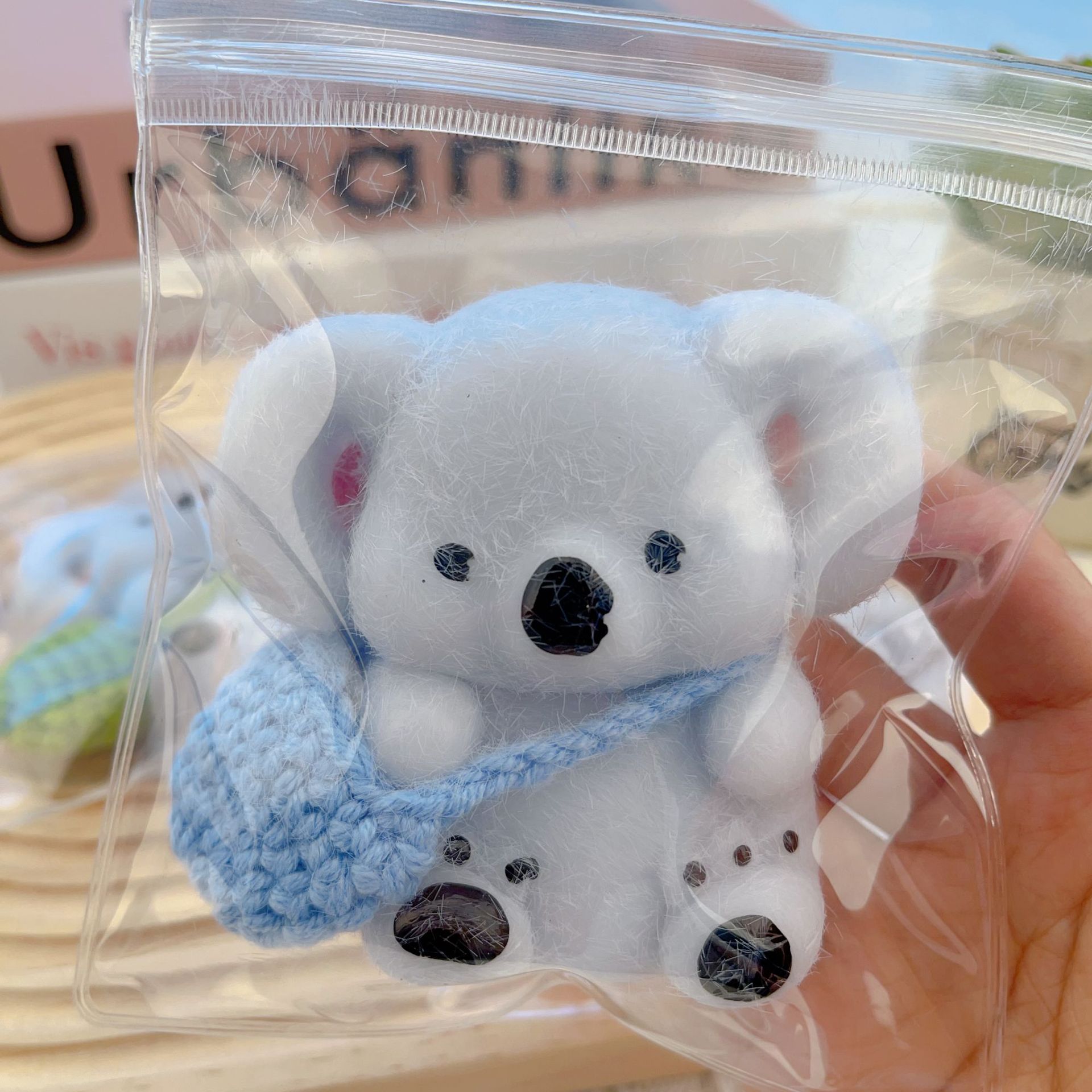 Fuzzy Koala Bag Charm Keychain โ photo 5