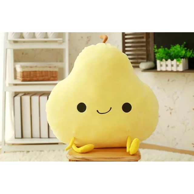 Big Smiley Peach Pillow Plush โ photo 3