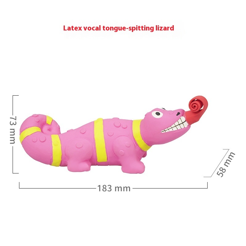 Squeaky Latex Crocodile Pet Toy โ photo 2