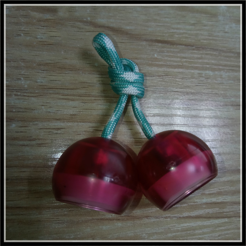 Clear Cherry Bead Charm on Cord โ photo 2
