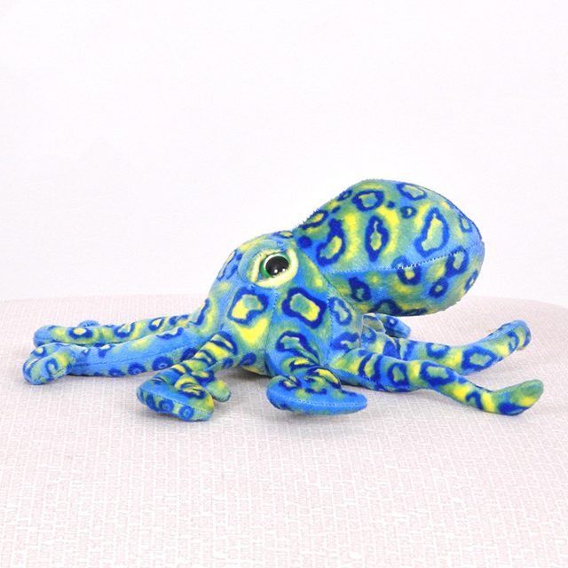 Blue-Spotted Octopus Ocean Plush