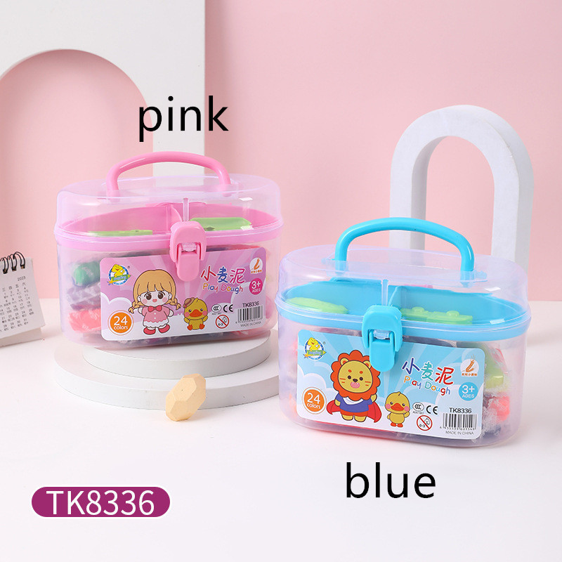 Wheat Play Dough House Tub (Blue or Pink) โ photo 3