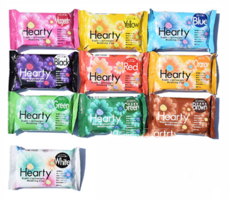 Super Light Air-Dry Modeling Clay Set, 10 Colors