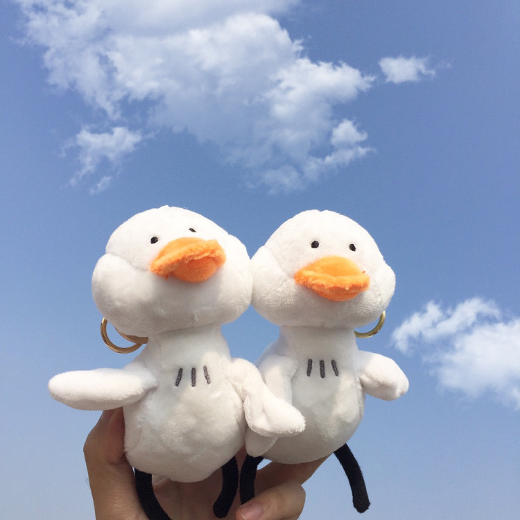 Little White Duck Keychain Plush โ photo 3