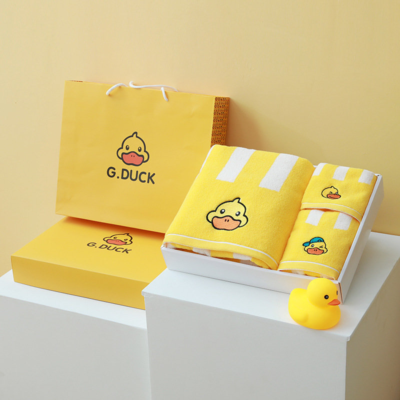 Little Yellow Duck Plush Towel Toy โ photo 3