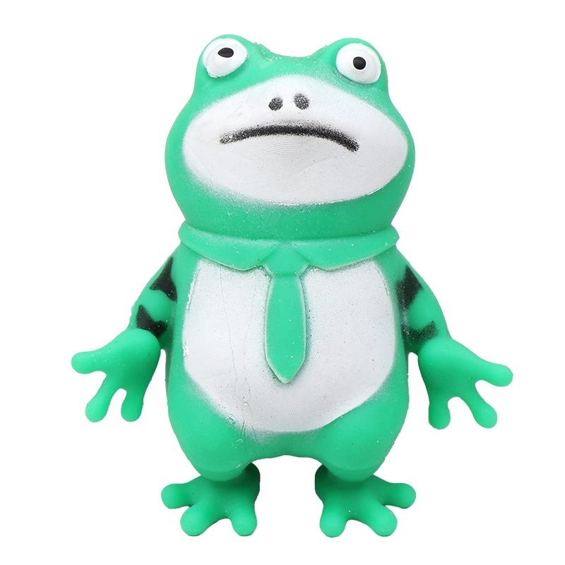Tie-Wearing Stretch Frog Squishy โ photo 5
