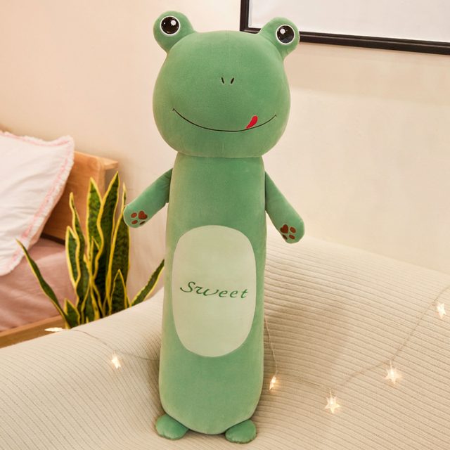 Long Froggy Body Pillow Plush
