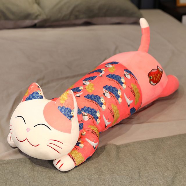 Lucky Cat Long Body Pillow Plush โ photo 4