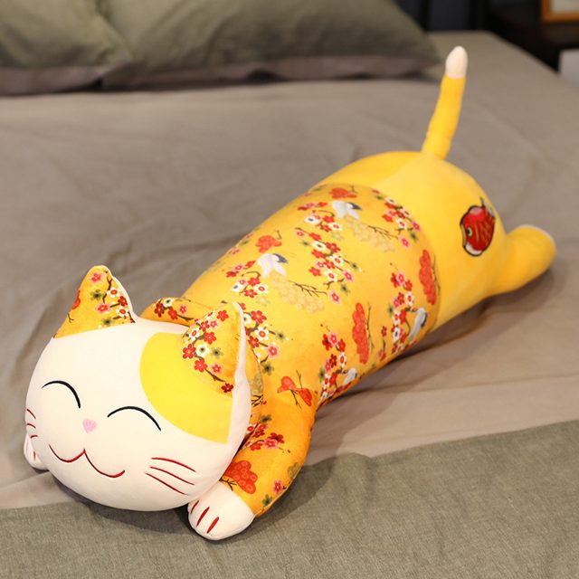 Lucky Cat Long Body Pillow Plush โ photo 2