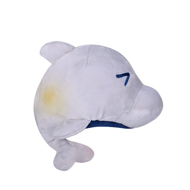 Soft Grey Dolphin Plush