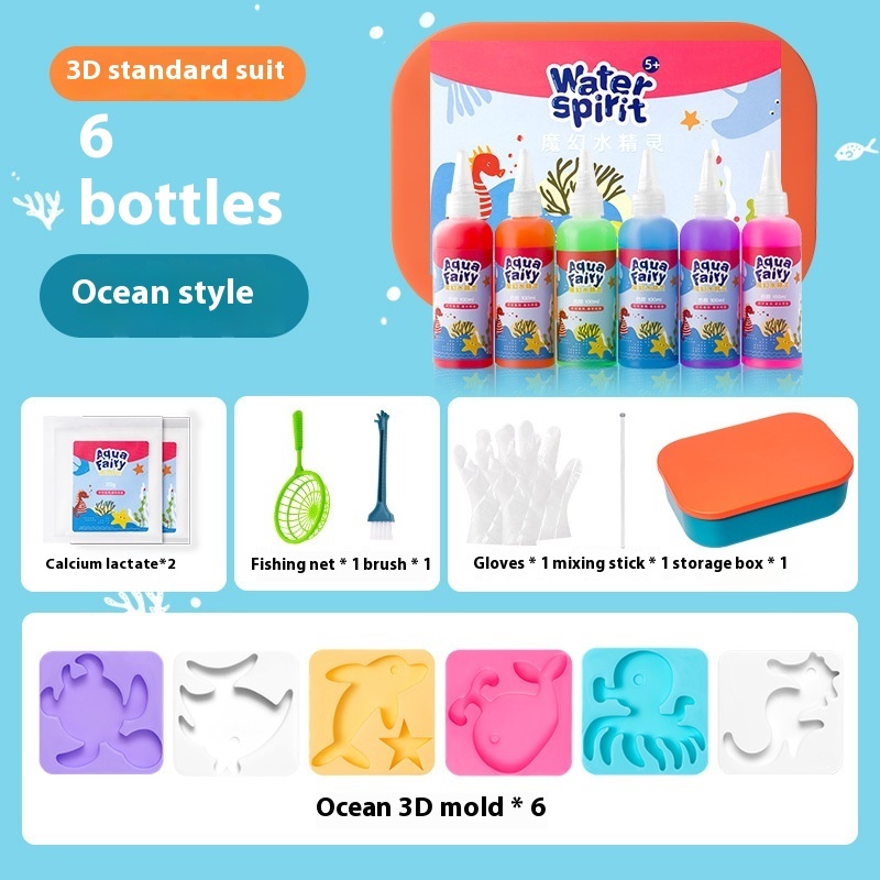 3D Aqua Fairy Water Elf Kit - 4 Bottles, 3D Molds โ photo 3