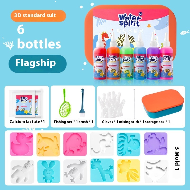 3D Aqua Fairy Water Elf Kit - 4 Bottles, 3D Molds โ photo 4
