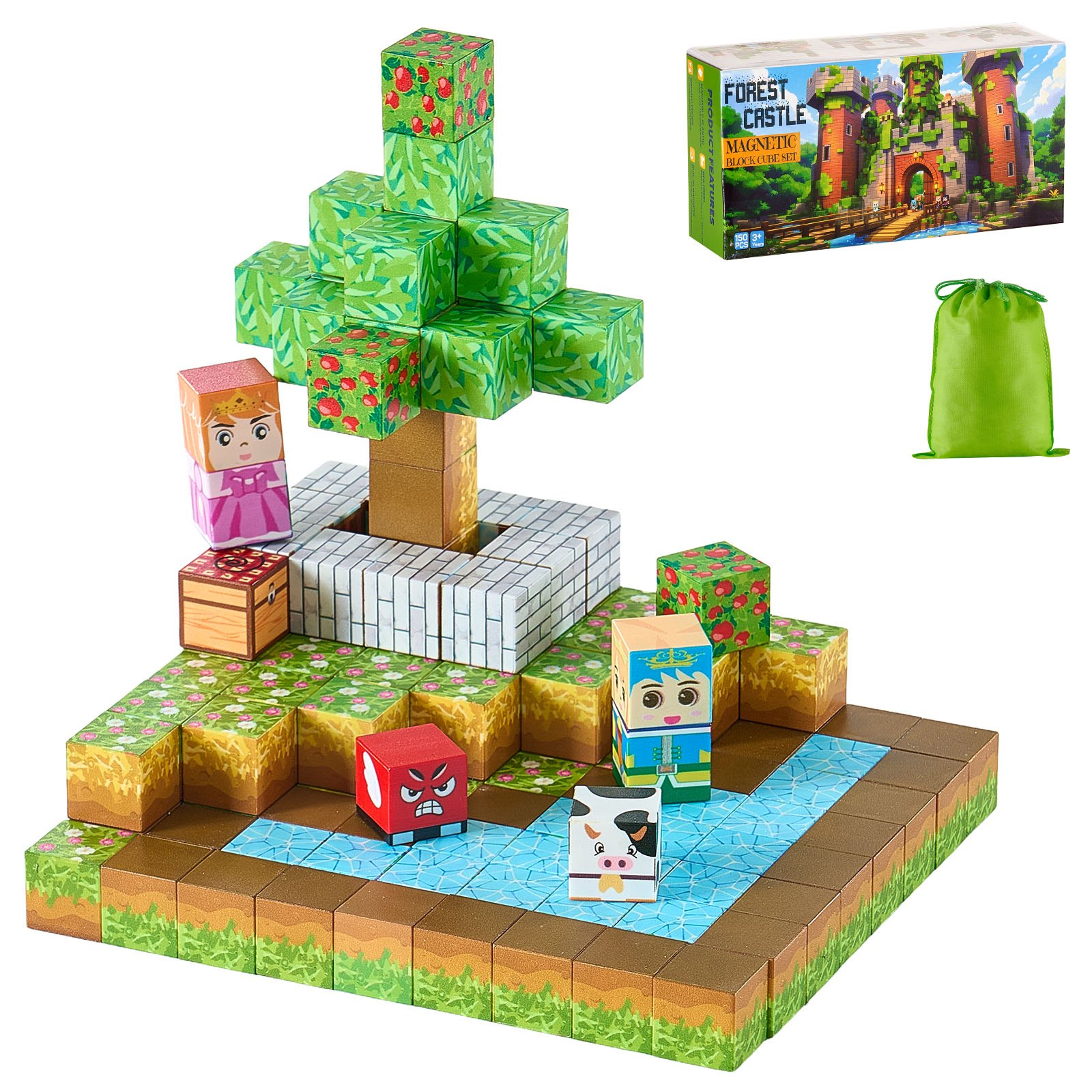 Magnetic Building Blocks 100-Piece Set โ photo 5