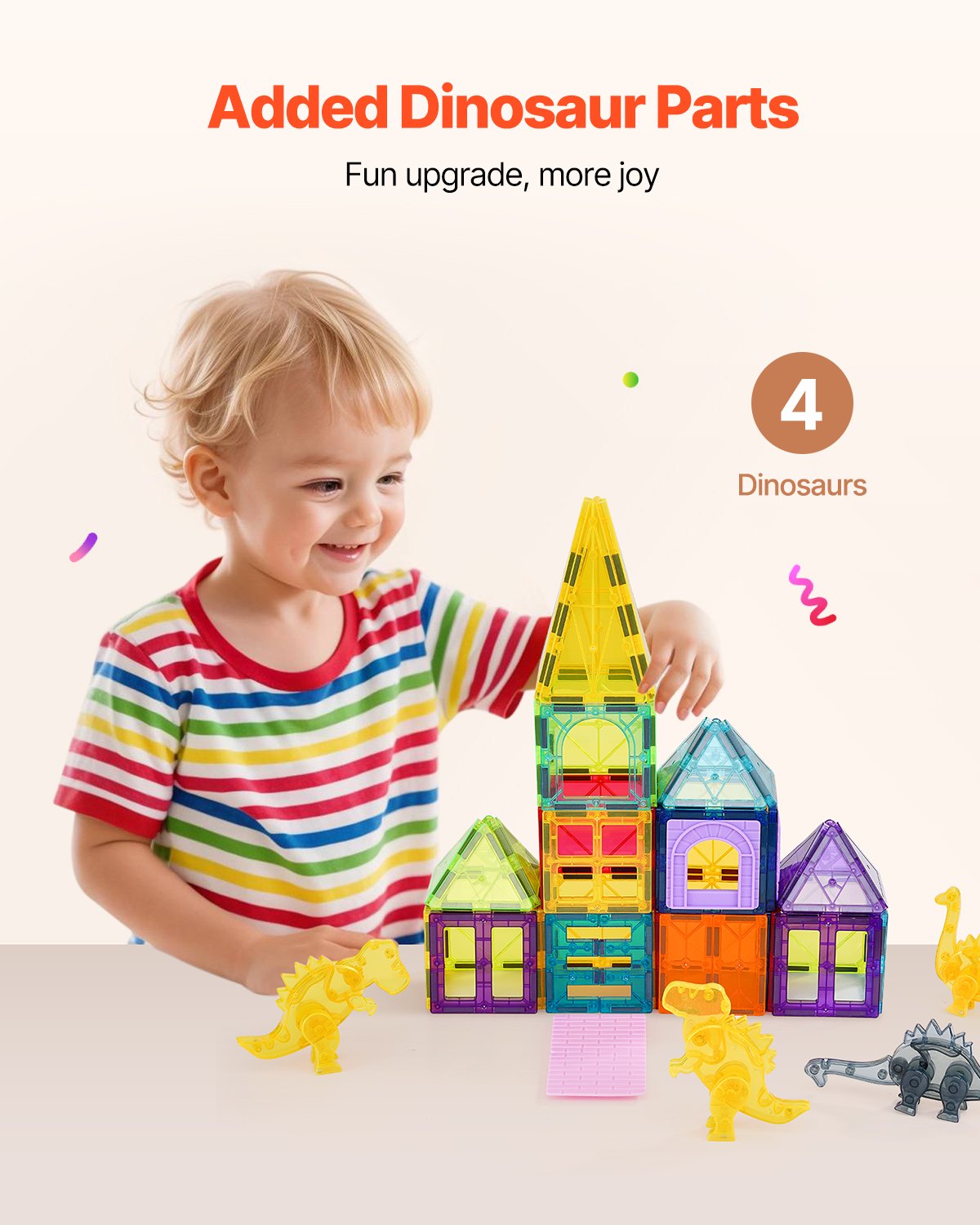 Magnetic Tiles 56-Piece Animal Set โ photo 5