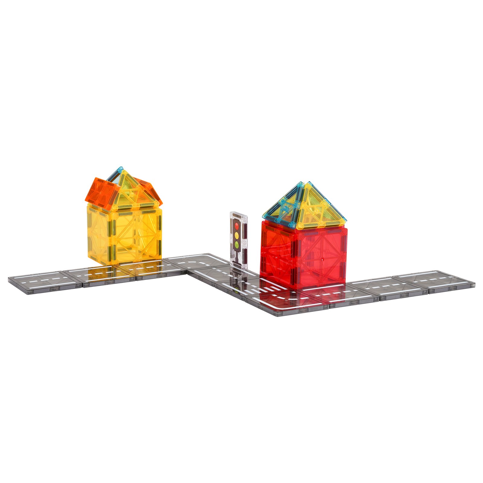 Magnetic Road Building Tiles, 56-Piece Set โ photo 3