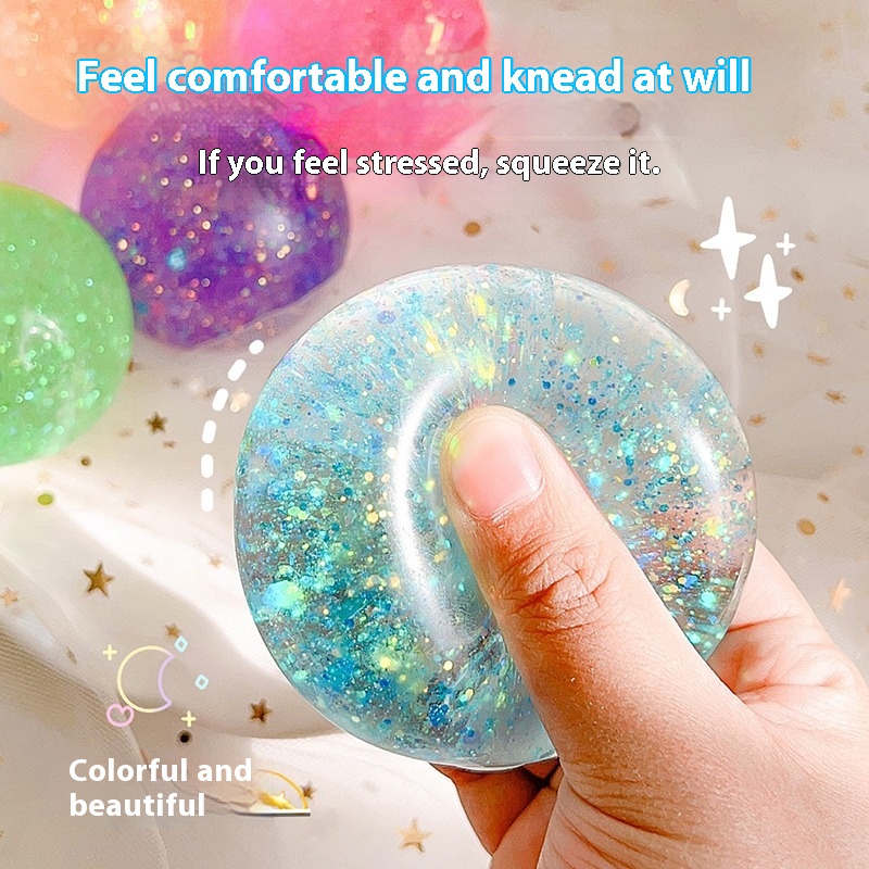 Glitter Jelly Squish Ball โ photo 4
