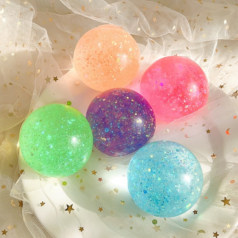 Glitter Jelly Squish Ball โ photo 5