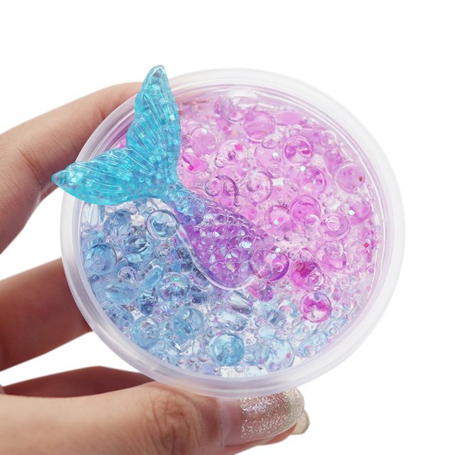 Mermaid Tail Fishbowl Bead Slime