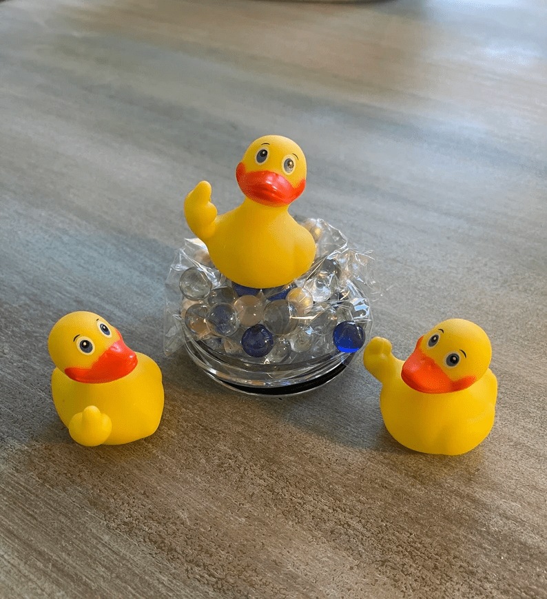 Flicking Finger Yellow Duck Novelty Toy โ photo 5